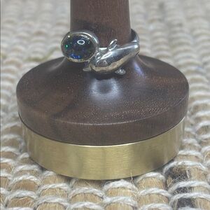 Y2K Silver Tone Dolphin Multicolor Mood Ring Costume Fashion Ring Women’s Size 6